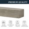60" Rustic Wood Fireplace Mantel,Wall-Mounted & Floating Shelf for Home Decor